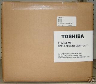 NEW TOSHIBA TB25 LMP DLP TV LAMP TB25LMP 62HM84 62HMX84