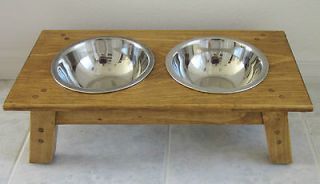 NEW color small Raised feeder Elevated Dog Pet Bowl Stand