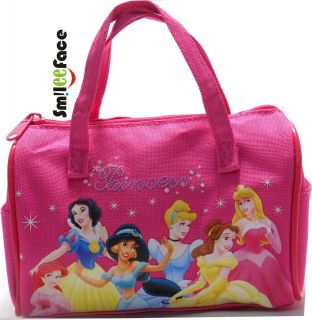Disney Princess Mini Handbag Pink Girls Purse Tube Style Tote