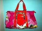 Pretty DOLCE & GABBANA Hot Pink Floral Handbag!