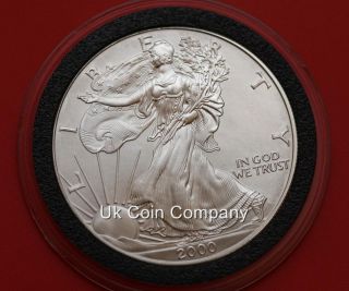 1999 Walking Liberty American Eagle Dollar 1 Oz Fine.999 Silver 