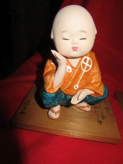 Hakata Doll Japan Japanese Gump Hand Crafted Hand Painted Boy With 