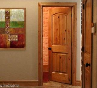 Lot of 6   1 3/8 Interior Knotty Alder Wood Doors