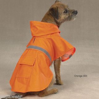   great dane akita bull mastiff BIG DOG RAIN COAT JACKET clothes orange