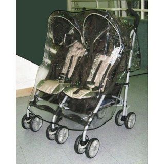   Rain and Wind Cover for Graco Twin IPO Side by Side Double Stroller