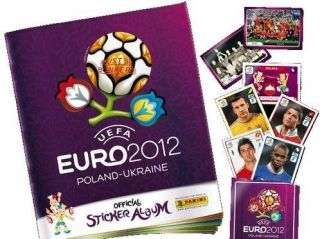 Panini Euro 2012 Official Sticker Collection Album and packet U choose 