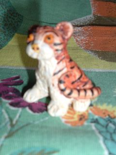   POTTERY TIGER CUB by SYLVIA SMITH c 1990s SELLING FOR DOG RESCUE