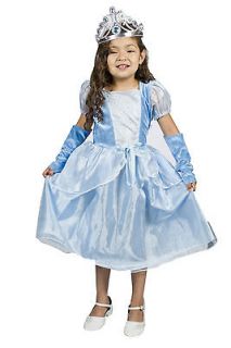   Child Blue Princess halloween costume Dress up Size S M (4,5,6,7,8