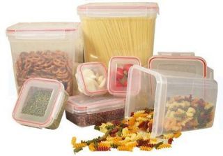 Cookpro 622 Storage Containers 14pc Set Square Lock Seal Lids