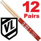 VIC FIRTH American Classic 5B GRIP Nylon Tip Drum Sticks 12 pairs 