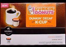 Decaf Coffee  2 X 14 ct Dunkin K Cup Well Known Donut & Coffee 