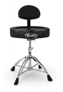 Mapex T775 Saddle Drum Throne Stool Seat with Back Rest