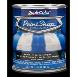 DUPLICOLOR PAINT SHOP CLEAR COAT LACQUER RTS 1 QUART