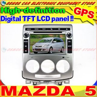 MAZDA 5 Car DVD Player GPS Navigation In dash Stereo Radio System ipod 
