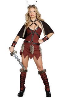 Female Viking Warrior Adult Costume SizeLarge