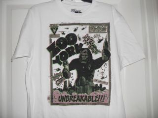 Zoo York mens white t shirt NYC and King Kong sizes Small Large & 2xl 