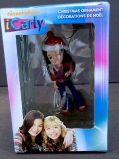 NEW Nickelodeon iCarly Doll Figurine Christmas ORNAMENT NIB CARLY