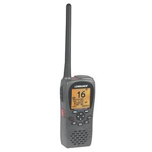 LOWRANCE LHR 80 VHF/GPS Handheld Marine Radio ` WORLDWIDE SHIPPING!