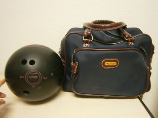 Bowling Ball EBONITE GYRO No. 63A1520 Black w Blue Bag
