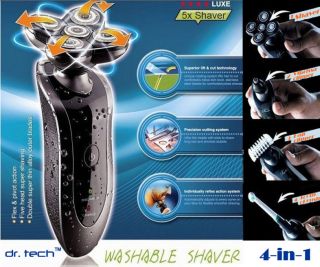   NEW Dr. Tech 4 in 1 Multi Function​al 5 Heads Men Electric Shaver