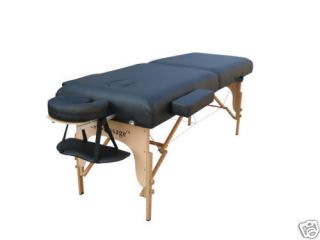 New PU Portable Massage Table w/Carry Case Salon Spa Tattoo Facial Bed 