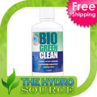 Bio Green Clean 32 oz ounce quart   safe hydroponics systems equipment 