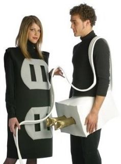 Funny Couples Plug and Socket Outlet Halloween Costume
