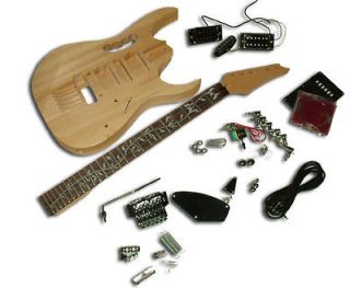 Build your own Guitar Kit  Jem style with Monkey Grip HSH Rear Route 