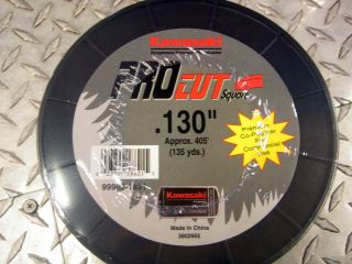 Kawasaki Pro Cut trimmer line .130 Square Cut 3lb Spool