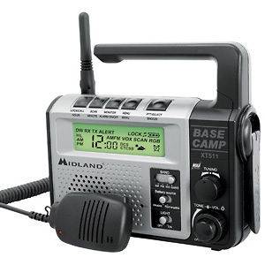 Midland Xt511 22 channel Emergency Crank Radio With Am/fm/weather 