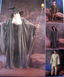 McCalls Kids Wizard Elf & Hobbit Costume Pattern #3789