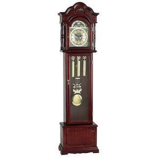 Edward Meyer™ Grandfather Clock   Beveled Glass   Walnut Finish 