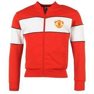 Manchester United Mens Retro 1985 Track Top Jacket   Man Utd   Size S 