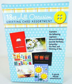 Paper Magic 18 ct All Occaison Greeting Card Assortment and Envelopes