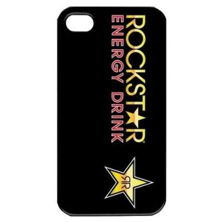 NEW Rockstar Energy Drink Image in iPhone 4 or 4S Hard Plastic Case 