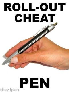 ROLL OUT CHEAT NOTE PEN FOR EXAMS  PEN FOR CHEATING
