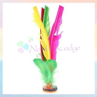   Feather Chinese Shuttlecock Kicking Jian Zi Game Toy Fitness Exercise