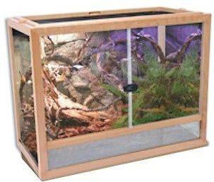 Reptile Terrarium Enclosures Cage REPT2 Penn Plax Natural Wood 