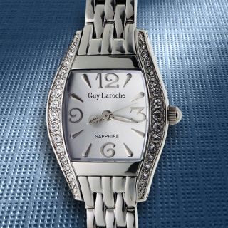 RARE NEW Guy Laroche Sunray Swiss Parts Ladies Luxury Watch *STUNNING 