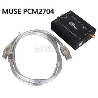 MUSE USB DAC PCM2704 Sound Card Optical Coaxial Decoder USB to S/PDIF 