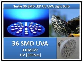 Turtle Snake Dragon Reptile 36 SMD LED UV UVA Light Bulb 110V E27 USA 