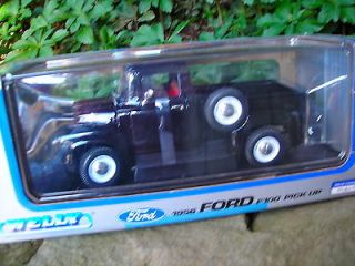 WELLY 118TH SCALE 1956 BLACK FORD F 100 PICK UP IN BOX