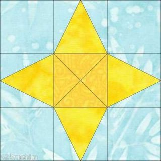 Quilt Pattern8 Inch Snow Flake.Clear Acrylic Templates FREE 