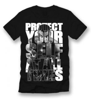   Shirt   Protect Yourself at ALL Times   Boxing Tee BLK M L XL XXL