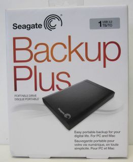 Seagate Backup Plus Black 1 TB,External (STBU1000100) Hard Drive