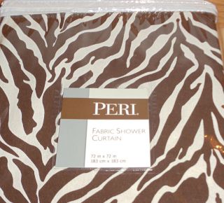 Peri Chic Zebra Shower Curtain ~  ~ New, Sealed Pkg.