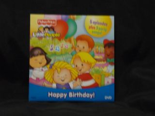 Fisher Price Little People Happy Birthday DVD NEW