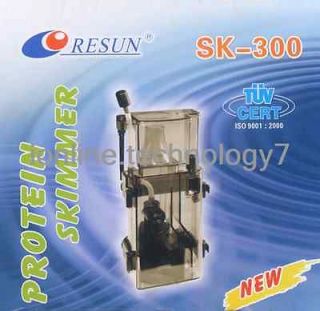 RESUN Aquarium Protein Skimmer Separator Pump SK 300, Free Shipping!