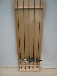 wood fishing rod holders
