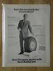 1975 Print Ad Firestone Steel Radial 500 Tires Kevin McCarthy 